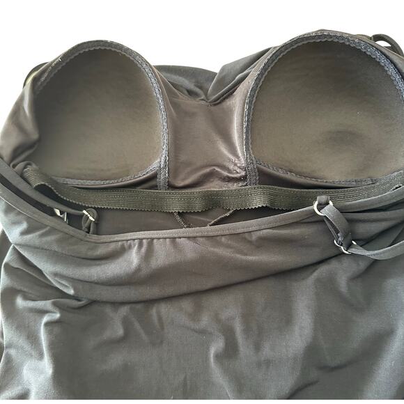 Magicsuit Solid Rita Tankini Top - 16 - Black - Picture 6 of 9